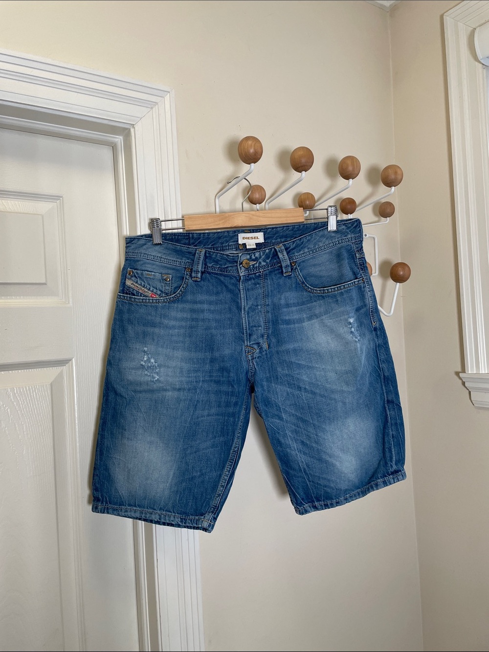 Diesel - Classic Denim Jean Shorts - Blue - 34